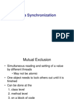 OS Chapter 7 Java - Synchronization