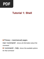 OS Tutorial - 1 - Shell