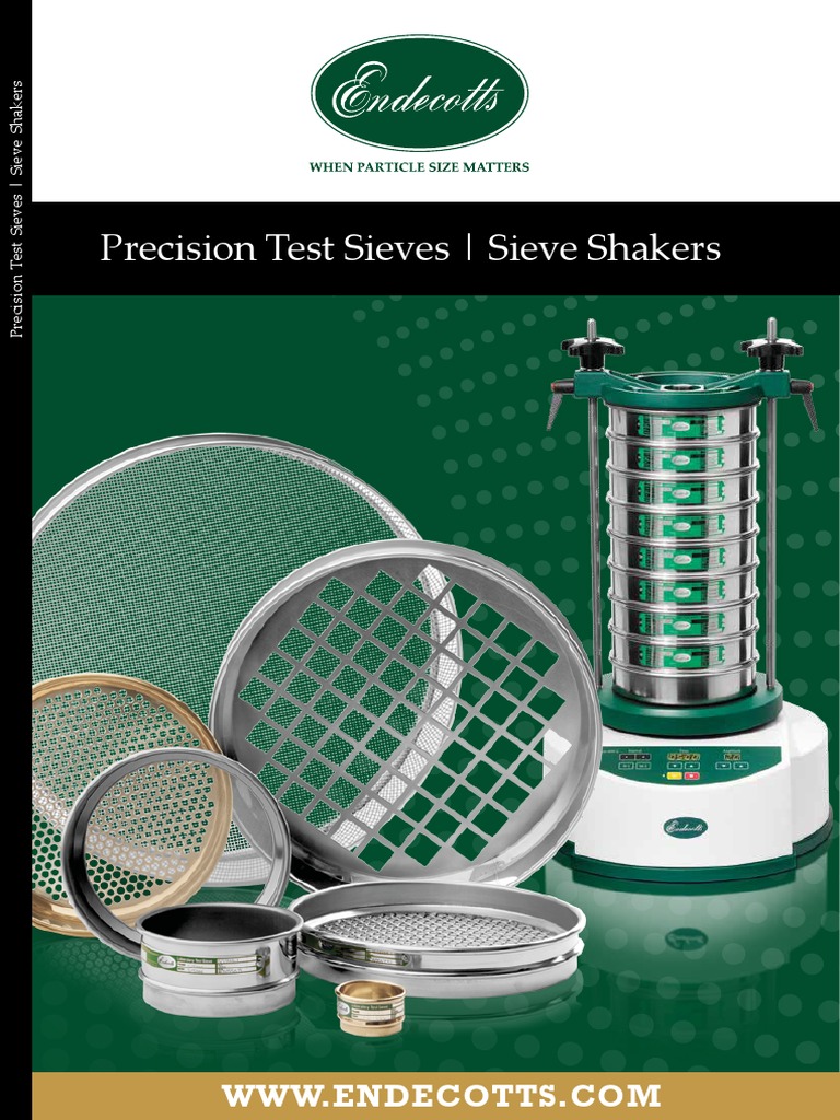 Precision Test Sieves - Sieve Shakers, PDF, Calibration
