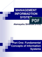 Management Informadtion System: Alemayehu Shiferaw (PH.D)