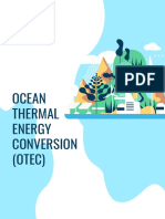 Ocean Thermal Everygy Conversion