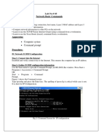 Lab No # 03 Network Basic Commands Objective:: Computer System Command Prompt