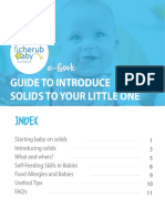 Guide To Introduce Solids To Your Little One: Index