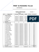 Dalmiya Print & Packging PVT - LTD: Details of TDS Amount