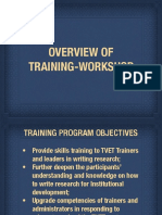 CBP#011 Training Overview