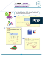 5to Grado Álgebra - Ficha 8