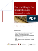 Peacebuilding in The Information Age: Sifting Hype From Reality