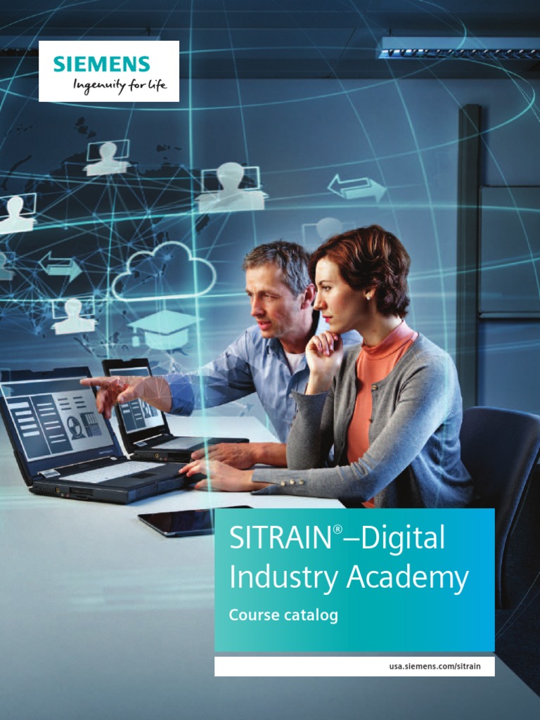 Sitrain Digital Industry Academy Course Catalog PDF Simulation