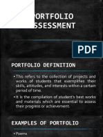 4 Portfolio Assessment