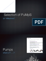 Selection of Pumps: by #Mechonz