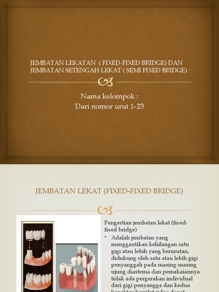Jembatan Lekatan dan Setengah Lekat | PDF
