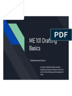 ME 101 Drafting Basics: Indicates What We Focus On