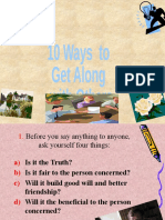 10 Ways To Get Along With Others