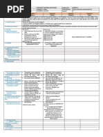 Daily Lesson LOG: School: Grade Level: Teacher: Learning Areas: Teaching Week Quarter