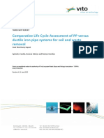 Comparative Life Cycle Assessment of PP Versus Ductile Iron Pipe Systems For Soil and Waste Removal