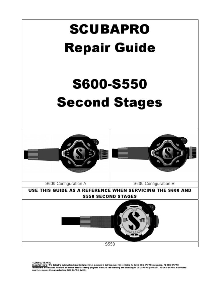 Scubapro s550 deals
