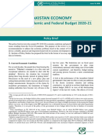 Addressing Pakistan's Economic Challenges Through Budget 2020-21