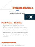 Solving Puzzle Caches