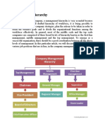 Managerial Hierarchy