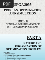 UPGA3033: Process Optimization and Simulation