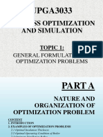 UPGA3033: Process Optimization and Simulation