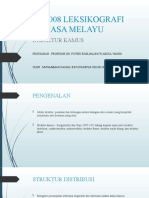 Jib3008 Leksikografi Bahasa Melayu