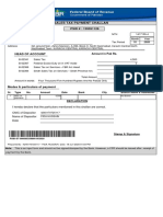 Sales Tax Payment Challan: PSID #: 139351126