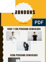 pronouns Spanish ppt