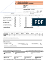 Martin Dow Limited Employee Confirmation Report Employee Confirmation Report