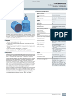 Technical Specifications: Continuous Level Measurement Ultrasonic Transducers