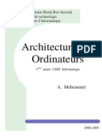 Architecture Des Ordinateurs