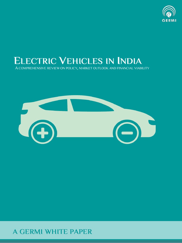 Electric Vehicles in India A Comprehensi PDF PDF