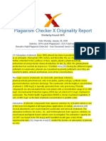 Plagiarism Checker X Originality Report: Similarity Found: 66%