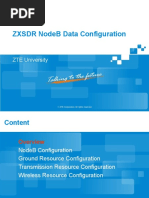 ZXSDR Nodeb Data Configuration: Zte University