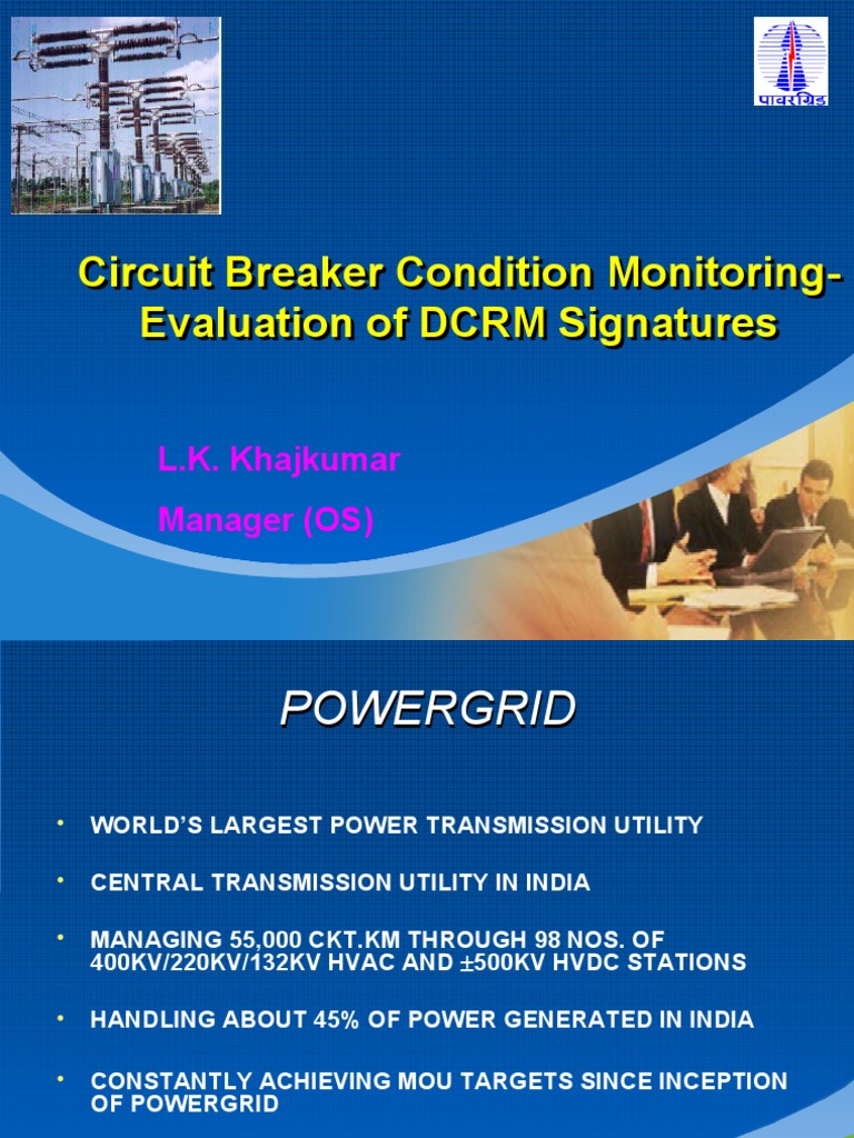 DCRM Testing for Circuit Breaker Health | PDF | Electromagnetism ...