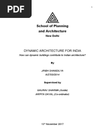 Dissertation On Dynamic Architecture