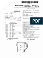 US Design Patent for Electric Kettle