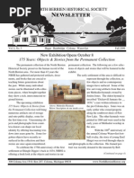 Fall 2009 Newsletter - North Berrien Historical Society