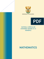 Mathematics: National Curriculum Statement Grades 10-12 (General)