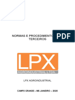 LPX - Reg.ss.017 Normas e Procedimentos para Terceiros