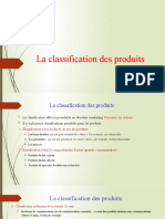 6.la Classification Des Produits