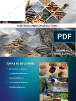 Materials and Construction - I: Lecture No. 3 Dated: 27/02/2020
