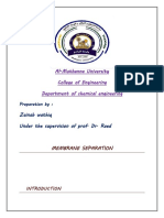 Al-Muthanna University College of Engineering Department of Chemical Engineering