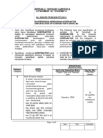 03.2 EXHIBIT A-1 - Type and Specification of Contactors's Vehicle