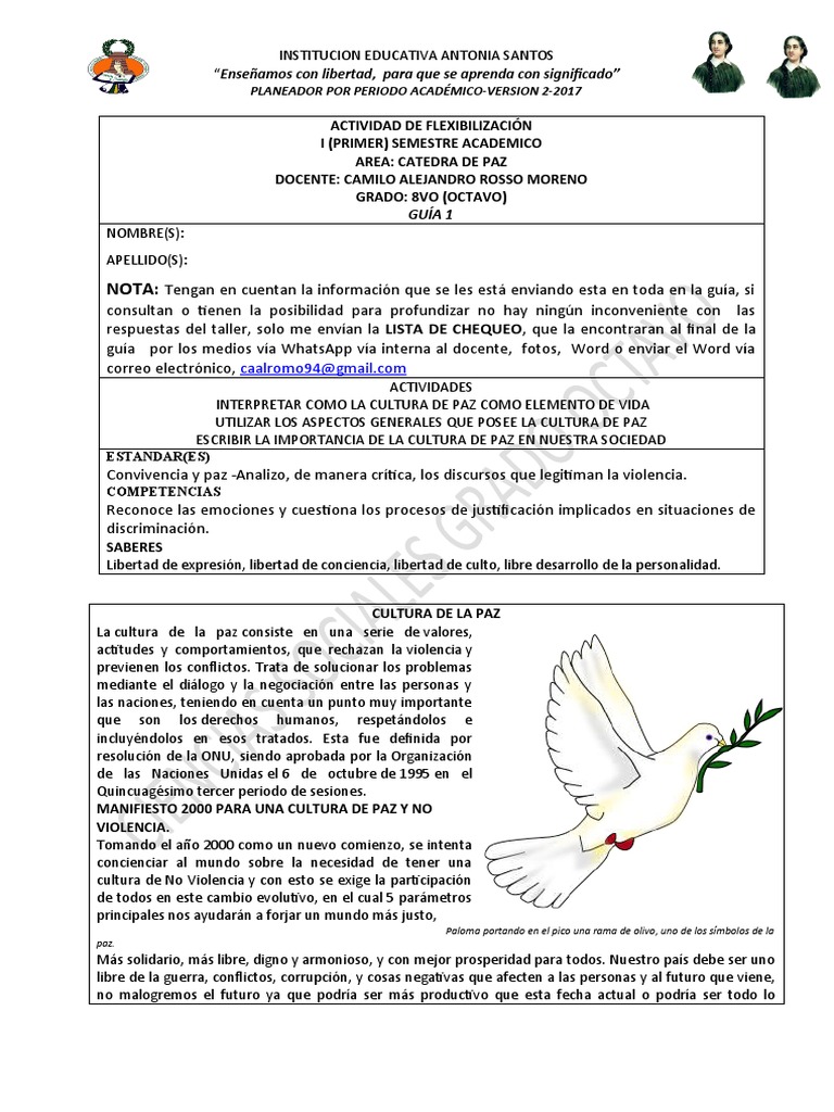Cultura de Paz en la Educación Escolar | PDF | Tolerancia | Violencia