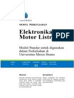 Modul Elektronika Dan Motor Listrik