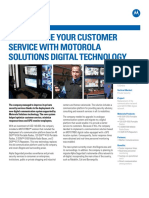 Streamline Your Customer Service With Motorola Solutions Digital Technology