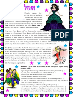 The Prom Text Comprehension Writing and Grammar PR Fun Activities Games Grammar Guides Oneonone Activ - 3737