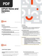 UiPath news and updates 2019.09