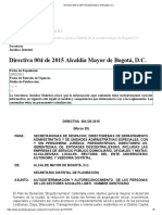 Directiva 004 de 2015
